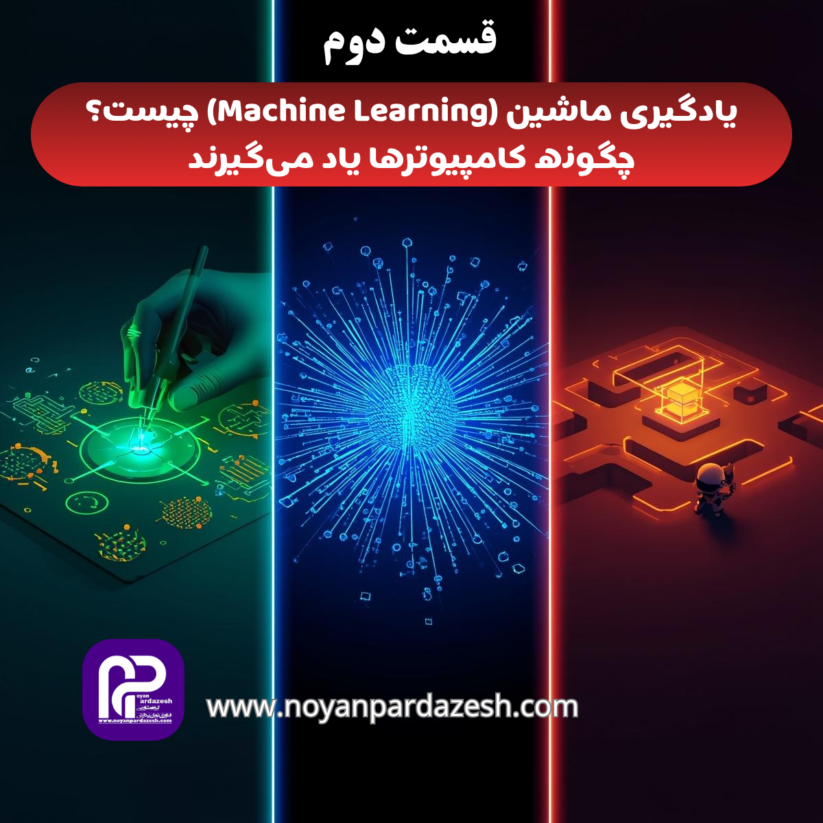 قسمت دوم: یادگیری ماشین (Machine Learning) چیست؟ چگونه کامپیوترها یاد می‌گیرند